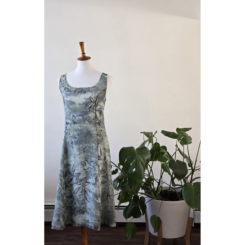 GRIFFITH GRAY FOR ST. JOHN 100% SILK Shift DRESS Womens 12 MADE IN ITALY - Picture 11 of 11
